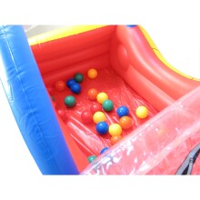 „Spokey 85450“ pripučiamas baseinas su spalvotais plastikiniais kamuoliukais 140x83cm
