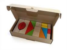 Eco Toys Art.SI-40009 Developing wooden toys -blocks