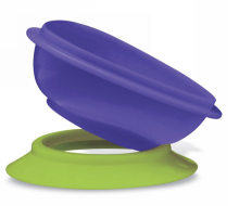 Munchkin Stay put toddler suction bowl Bērnu šķivis ar gumijas piesūkni un vāciņu