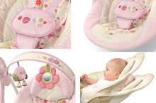 Bright Starts Comfort & Harmony Swings Pink 6931 Переносные вибрирующие детские качели 