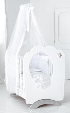 Lettino Baby Expert Gioiello Swarovski Tesoro Mio Bianco