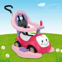 SMOBY - Maestro bernu daudzfunkcionālā auto mašīna braucamrīks ar rokturi (pink) 431704 