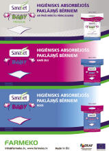Disposible Baby pads premium 6psc 40x60 cm