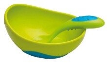Nuby 5327  Sure Grip™ Bowl A bowl with a spoon