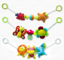 BabyMix Погремушка для Коляски с мягкими игрушками