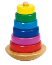 Goki Stacking Tower Art.58925  Koka piramīda no 7 elementiem