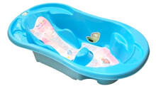 TegaBaby Bath Comfort 2in1 Art.TG-011-126 blue Bērnu Anatomiskā Vanniņa ar izlietni un termometru