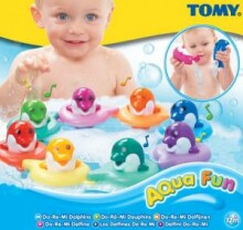Tomy Art. 6528 Delfīni 'Do-Re-Mi' vannas rotaļlieta bērniem