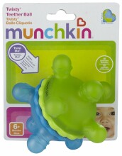 Munchkin Twisty® Teether Ball Прорезыватель зубогрызка эластичная