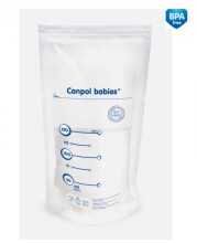 „Canpol“ kūdikių menas. 70/001 Pieno laikymo maišeliai, 150 ml, (20 vnt.)