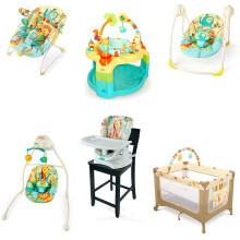 „Bright Starts“ nešiojamas „Comfort & Harmony ™ Swing 7030“ sūpynės (supamosios kėdės)
