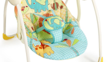 „Bright Starts“ nešiojamas „Comfort & Harmony ™ Swing 7030“ sūpynės (supamosios kėdės)