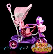 Baby Maxi HIT 2012 Puppy интерактивный детский трехколесный велосипед с навесом (754)
