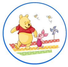 OKT Disney Series Winnie the Pooh & Friends Aнатoмичecкая детская ванночка 20012