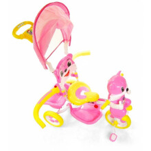 ELG Cat интерактивный детский трехколесный велосипед с навесом