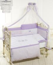 Feretti Trio Orsetti violet/white комплект детского постельного белья