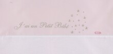 „Feretti Trio Petit Bebe“ rožinė / balta Vaikų patalynės komplektas