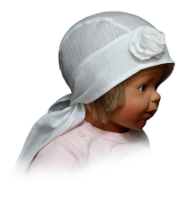 Vilaurita Art.74 детская шапочка 100%  лен  Весна-лето