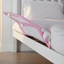 Munchkin Safe and Secure Soft Bed Rail Pink 051320 Drošības apmalīte gultiņai