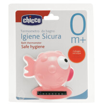 Chicco Art.06564.10  Термометр для воды Рыбка (розовый цвет)