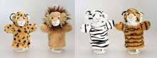 Keel Toys 24cm Jungle Cats Высококачественная Мягкая, плюшевая игрушка марионетка на руку