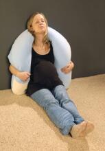 Lorelli Breast Pillow Art.20810065302 Grey Sky pakaviņš mazuļa barošanai / gulēšanai / pakaviņš grūtniecēm