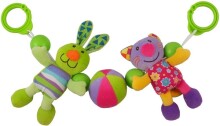BabyMix Art.TE-8165B  Развивающая плюшевая игрушка- погремушка для Коляски/Автокресла/Кроватки