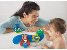 Fisher Price Stay 'N Play Bath Friends Art. B0662 Игровая панель для ванны 'Подводная команда'