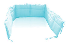 MimiNu Sky Blue Bērnu gultiņas aizsargapmale 180 cm