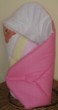 „MimiNu Standart 4234“ daugiafunkcinis medvilninis daugiafunkcis antklodės užvalkalas (naujagimiams) 80x80cm
