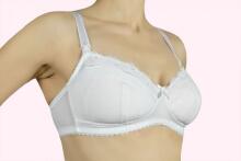 Bogema Lingerie Art.38012 White Rose grūtnieču/barošanas krūšturis ar atpogājamu lencīti