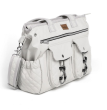 Exclusive Changing Bag 46104 White Leatherette ratu soma