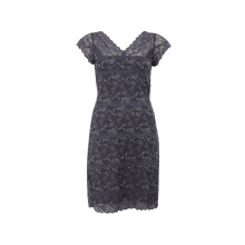 MARINA Sequined Grey Lace Dress 639637 Kleita