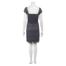 MARINA Sequined Grey Lace Dress 639637 Kleita