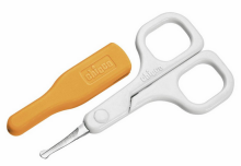 Chicco Art.05912.00 Šķērītes bērniem ar noapaļotiem galiem, orange