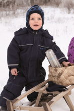 CeLaVi Thermo 952-142 Blue детские штаны на лямках basic Winter