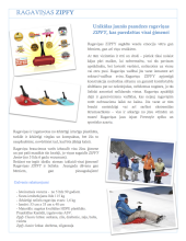 Zipfy Junior Blue Art.39429 Plastmasas ragavas