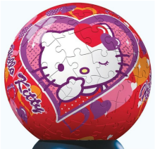 Ravensburger  R 12236 Puzzleball Hello Kitty 108wt. пазл шар
