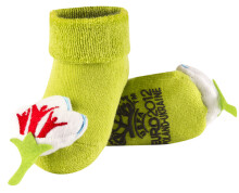 SOXO Baby 0163 AntiSlip ABS Носочки фроте для младенцев с 3D игрушкой-погремушкой 
