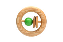 Eco Toys Art.50018 Attīstības Ozola Koka grabulītīs -  pašiem mazākajiem
