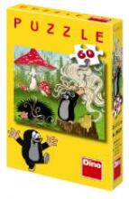 Dino Toys Art.33106 - мини пазл Frame Puzzle 54 - Крот в городе