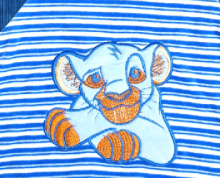Mazuļu džemperis ar lauvu (zils)