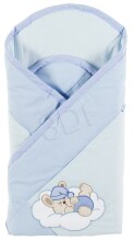 Feretti Layette  Air Teddy Blue конвертик одеялко для новорождённого 85х85 см