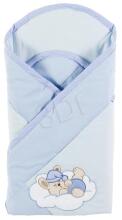 Feretti Layette  Air Teddy Blue multifunkcionāls konvertiņš sedziņa 85x85cm