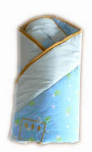 Feretti Layette  Air Teddy Blue multifunkcionāls konvertiņš sedziņa 85x85cm