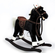 KEEL TOYS SW4602K aukštos kokybės minkštas pliušinis žaislas supamas arklys su muzika