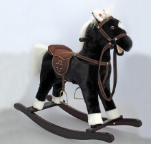   Rocking Horse With Motion & Sound - Black