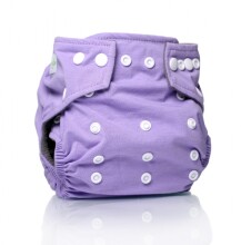 „BabyBamboo All in One“ (kelnaitės, 4 mikropluošto įdėklai, „WetBag“ krepšys) levanda (violetinė)