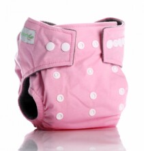 „BabyBamboo All in One“ (kelnaitės, 4 mikropluošto įdėklai, „WetBag“ krepšys) „Pinky“ (rožinė)