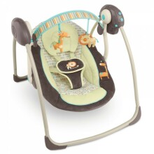 Bright Starts 60010 Comfort & Harmony Cradling Bouncer Детские музыкальные качели (кресло-качалка) Забота и нежность 